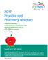 2017 Provider and Pharmacy Directory