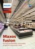 Maxos fusion. Retail lighting. Maxos fusion Unmatched flexibility and quality of light for tomorrow s store