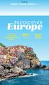 november 2016 today s travel values from REDISCOVER Europe ZURICH S CREATIVE HEART IMMERSIVE SPLENDOR ALONG THE MEDITERRANEAN COAST RIVER CRUISES