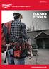 HAND TOOLS 2017 HAND TOOLS. milwaukeetool.co.uk