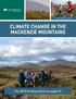 CLIMATE CHANGE IN THE MACKENZIE MOUNTAINS
