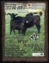 Wye Angus Sale. 40th Annual. Selling: 8 Cow/Calf Pairs 7 Bull ET Pregnancies 5 Heifer ET Pregnancies 1 Three year old Bull 26 Yearling Bulls