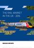 THE RAIL MARKET IN THE UK
