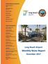 Monthly Noise Report. Long Beach Airport. December Airport Advisory Commission. Airport Management. Wayne Chaney Sr. Chair