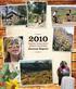 Foothills Conservation Advisory Committee. Annual Report
