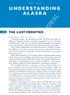 COPYRIGHTED MATERIAL UNDERSTANDING ALASKA THE LAST FRONTIER PART ONE