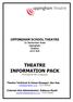 THEATRE INFORMATION PACK For External Hire Companies
