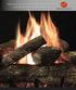 Vented Gas Logs: Sand Pan Burner Series and Slope Glaze Burner Series