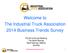 Welcome to The Industrial Truck Association 2014 Business Trends Survey