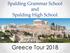 Spalding Grammar School and Spalding High School. Greece Tour 2018