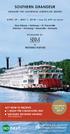 SOUTHERN GRANDEUR ACT NOW TO RECEIVE: 1-NIGHT PRE-CRUISE HOTEL STAY 600 EARLY BOOKING SAVINGS PER STATEROOM ABOARD THE LUXURIOUS AMERICAN QUEEN
