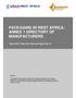 PACKAGING IN WEST AFRICA: ANNEX 1 DIRECTORY OF MANUFACTURERS