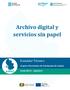 Archivo digital y servicios sin papel