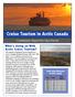 Cruise Tourism in Arctic Canada