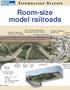 Room-size model railroads