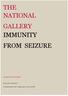 THE NATIONAL GALLERY IMMUNITY FROM SEIZURE