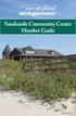 Sandcastle Community Center Member Guide