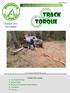 TRACK. Torque. October 2011 Newsletter. Inside this issue: Track Torque. Responsible Four Wheel Driving And Family Touring