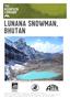 LUNANA SNOWMAN, BHUTAN