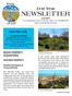 NEWSLETTER. 31st Year SAVE THE DATE: RECENT PROPERTY ACQUISITIONS FEATURED PROPERTY: Donation of Property at 17 Toms Hill Path.