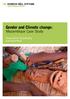 Gender and Climate change: