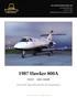 1987 Hawker 800A. Aircraft Specifications & Summary N10YJ MSN