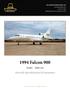 1994 Falcon 900. Aircraft Specifications & Summary N24FJ MSN 143.