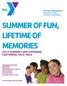 SUMMER OF FUN, LIFETIME OF MEMORIES 2014 SUMMER CAMP OFFERINGS CENTENNIAL HILLS YMCA