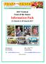 2017 Festival Feast of the Senses. Information Pack. 23 March to 28 March 2017