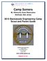 Camp Somers. Mt. Allamuchy Scout Reservation Stanhope, New Jersey Backwoods Engineering Camp Scout and Parent Guide