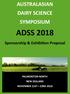 AUSTRALASIAN DAIRY SCIENCE SYMPOSIUM ADSS Sponsorship & Exhibition Proposal
