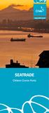 SEATRADE. Chilean Cruise Ports