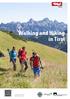 Walking and Hiking in Tirol
