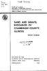 SAND AND GRAVEL RESOURCES OF CHAMPAIGN COUNTY, ILLINOIS