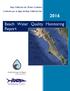 Baja California Sur Water Coalition Coalición por el Agua de Baja California Sur. Beach Water Quality Monitoring Report