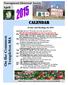 Calendar. On the Common Templeton MA. April. Narragansett Historical Society. Events and Meetings for 2015