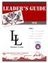 Leader s Guide. Summer Camp. Dates. May 19 Last day of Early Bird Rate. June 8 Pre-Camp Leader Meeting. June Summer Camp Week 2