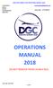 OPERATIONS MANUAL 2018