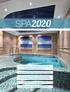 spa2020 A Special Report from The Hotel Yearbook for Spa and Hospitality Professionals Worldwide