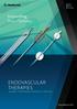 ENDOVASCULAR THERAPIES GLOBAL PERIPHERAL PRODUCT CATALOG. Innovating for life.