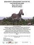 BIODIVERSITY MANAGEMENT PLAN FOR THE CAPE MOUNTAIN ZEBRA Equus zebra zebra IN SOUTH AFRICA