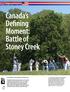 Canada s Defining Moment: Battle of Stoney Creek