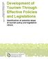 Development of Tourism Through Effective Policies and Legislations
