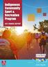 Indigenous Community Sport & Recreation Program