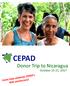 CEPAD. Donor Trip to Nicaragua
