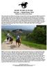 RIDE WORLD WIDE. Tuscany - Chianti Rides Riding Trip Information Sheet