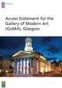 Access Statement for the Gallery of Modern Art (GoMA), Glasgow