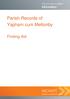 Parish Records of Yapham cum Meltonby. Finding Aid