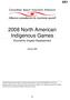 2008 North American Indigenous Games
