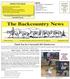 The Backcountry News. BCHC BACKCOUNTRY HORSEMEN OF CALIFORNIA Rosedale Hwy Suite G, Box 217 Bakersfield, CA INSIDE THIS ISSUE